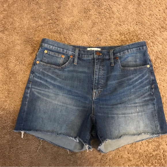 Madewell High-Rise Denim Shorts - Picture 1 of 6